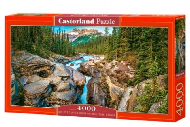 Puzzle Mistaya Canyon Banff National Park 4000 Pieces