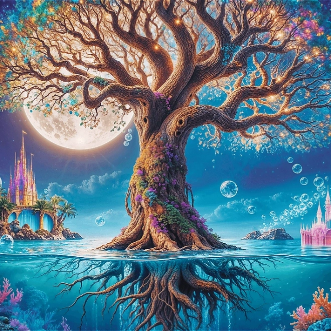 TREFL Puzzle Premium Plus Tea Time: Magic Tree 500 Pieces