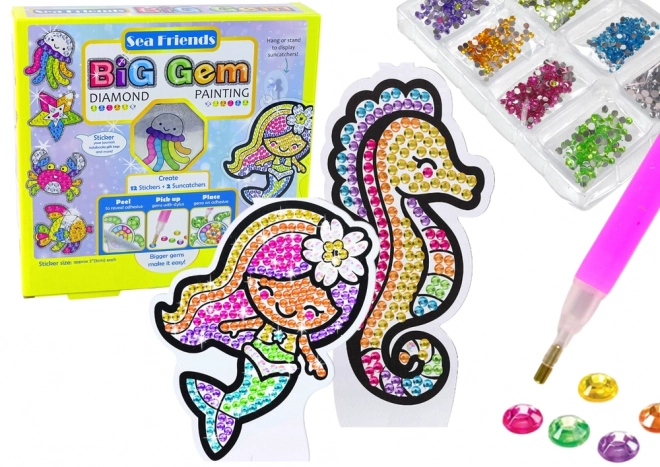 Diamond Craft Marine Animals Sticker Set