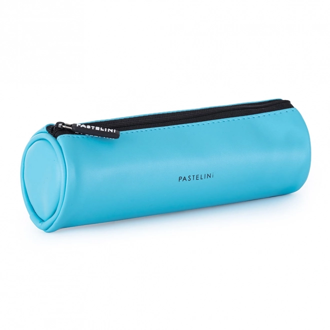 Pastelini Blue PU Cylinder Pencil Case