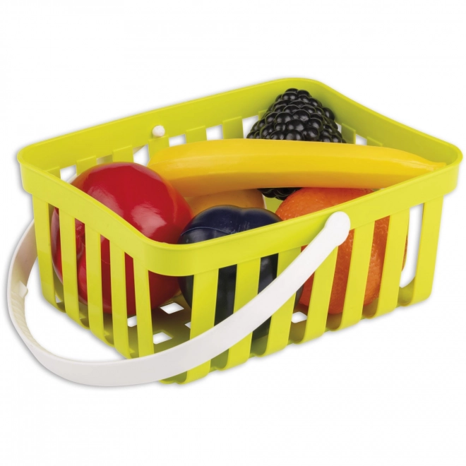 Shopping Basket with Fruit Set