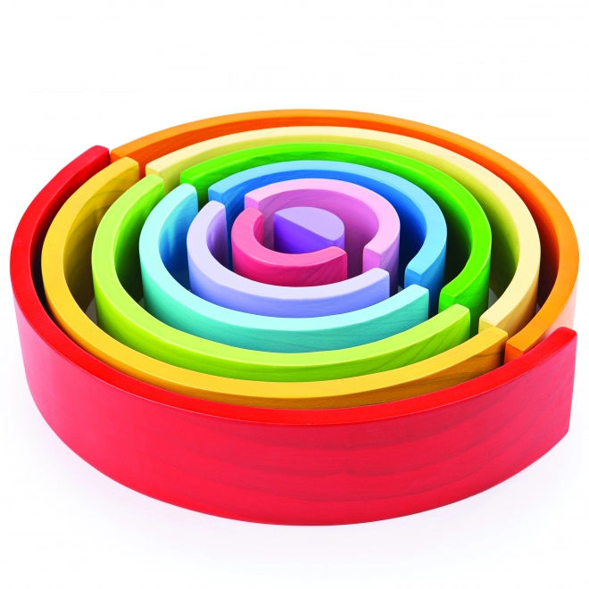 Bigjigs Wooden Stacking Rainbow