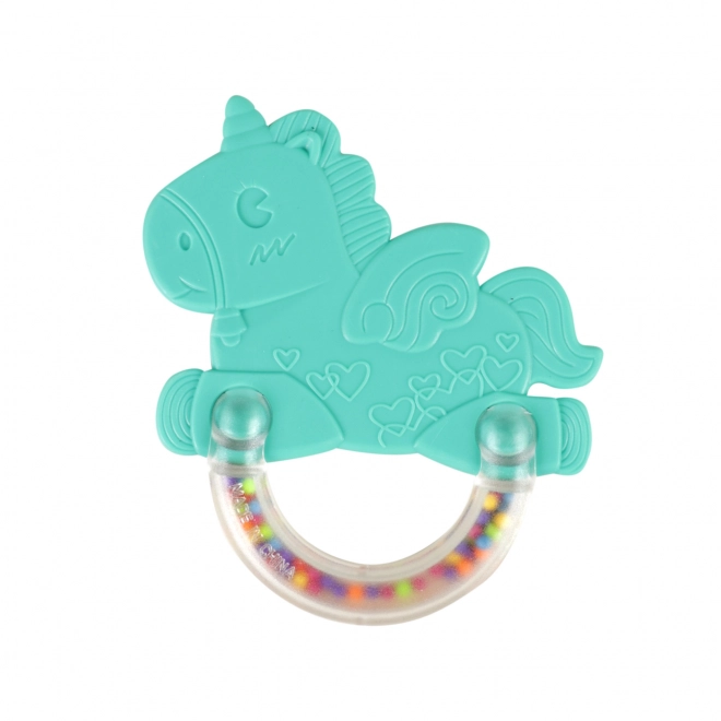 Colorful Rattle and Teether Horse Toy