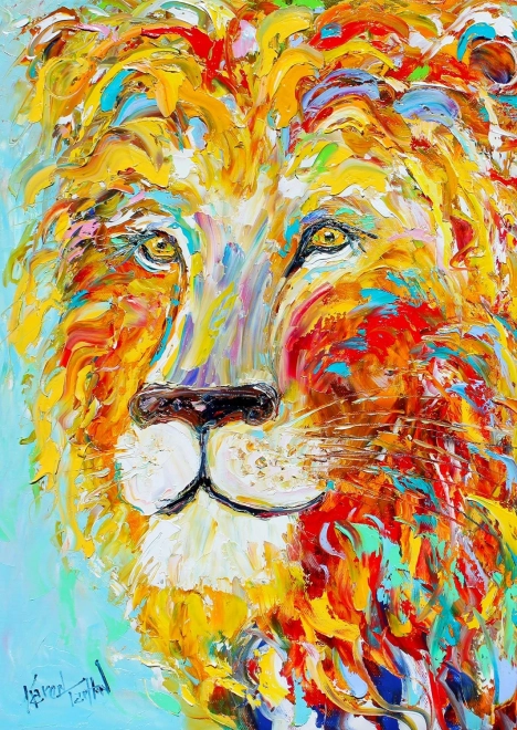 Colorful Lion Puzzle 1000 Pieces