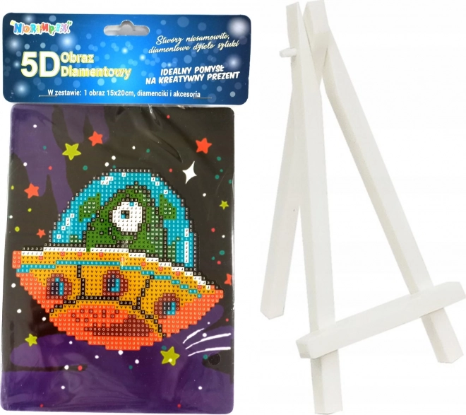 UFO Diamond Painting Craft Set with Stand