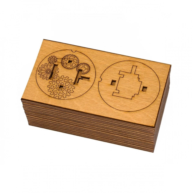 Wooden Cryptex Puzzle Box