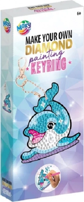 Dolphin Diamond Painting Pendant