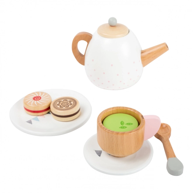 Small Foot Tea Set with Cookies