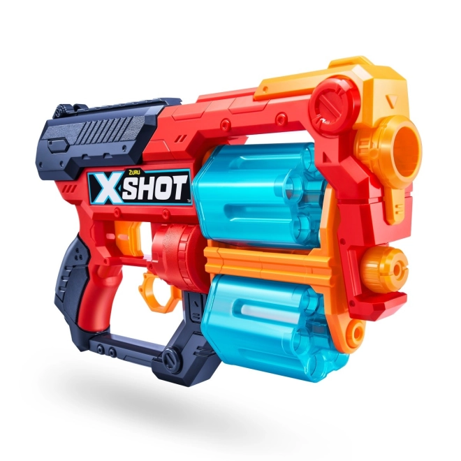 Double rotating magazines