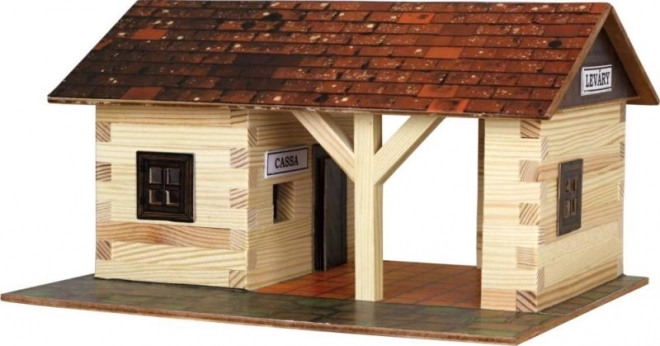 Wooden Model Kit - Train Station