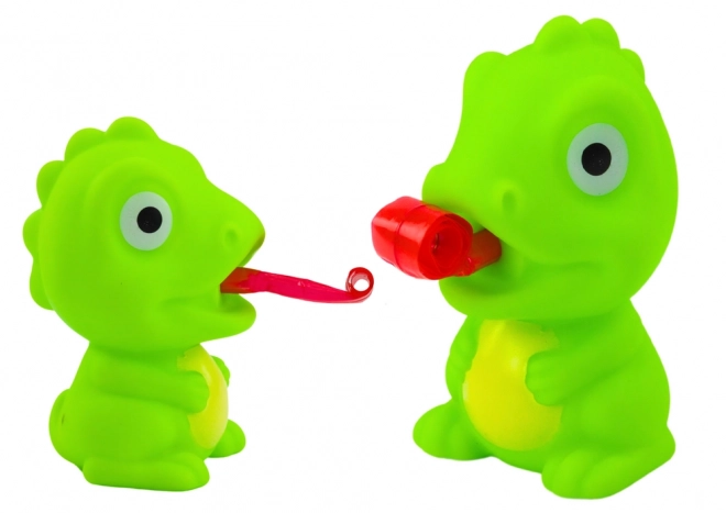 Rubber Dinosaur with Extendable Tongue