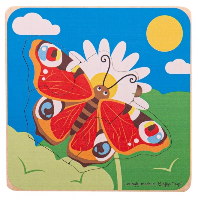 Bigjigs Toys Butterfly Life Cycle Layered Puzzle