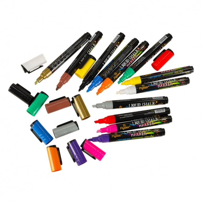 Chalk Markers for Windows and Boards 12 Pack