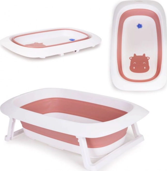 Ecotoys Foldable Bathtub Cow Blue – Pink