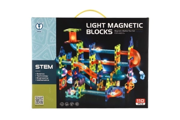 Magnetic Marble Run Assembly Set