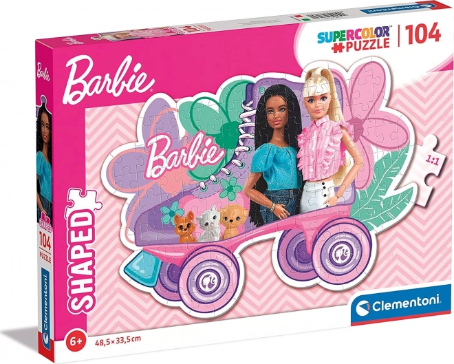 Clementoni Outline Puzzle Barbie Skating 104 Pieces