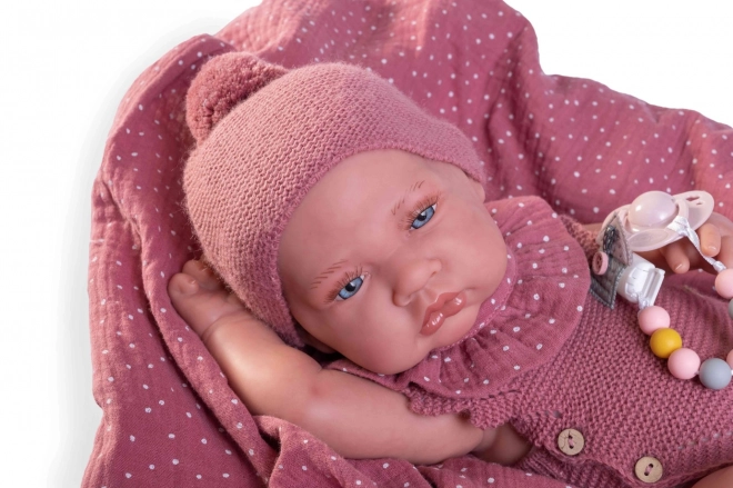 Sweet Reborn Baby Doll with Full Vinyl Body - 42 cm