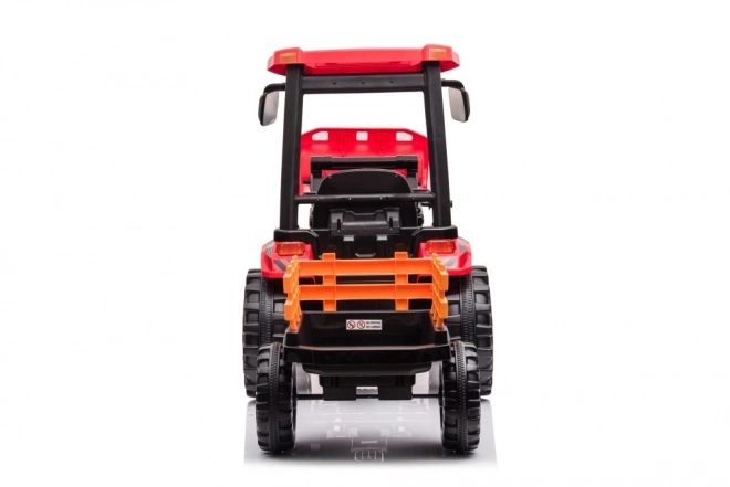 Battery Tractor with Trailer Hercules Red 24V