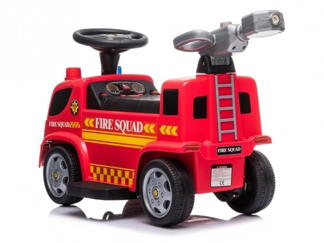 Kids Fire Truck Ride-On Vehicle with Bubble Cannon