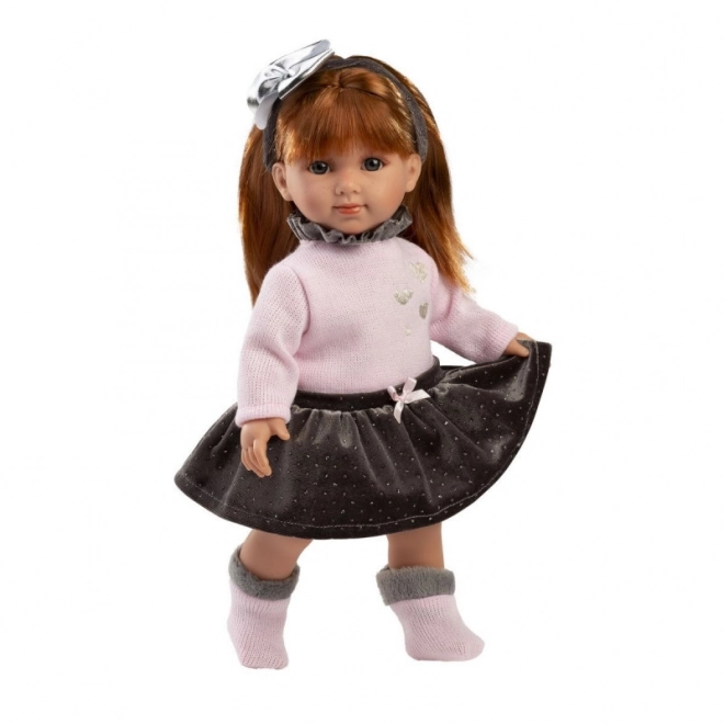 Nicole Lifelike Doll with Soft Cloth Body - 35 cm