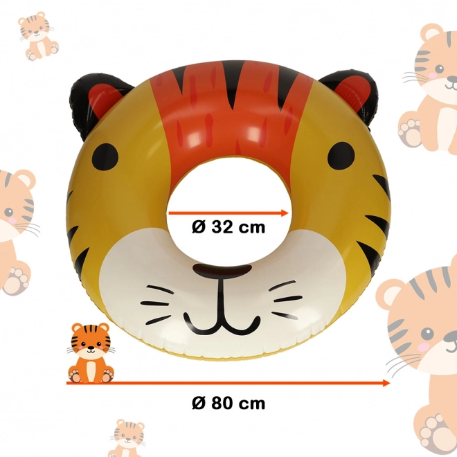 Inflatable Swimming Ring Tiger