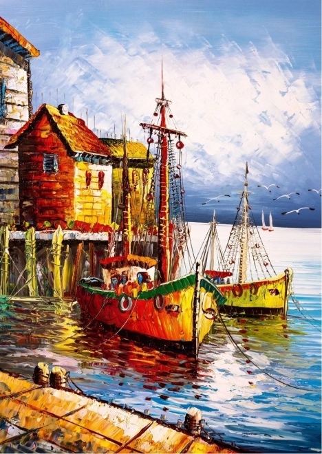 Orange Harbor Puzzle 500 Pieces