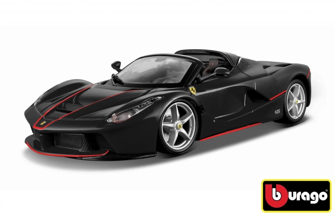 Bburago Ferrari Laferrari Aperta Metallic Black Model Car 1:24