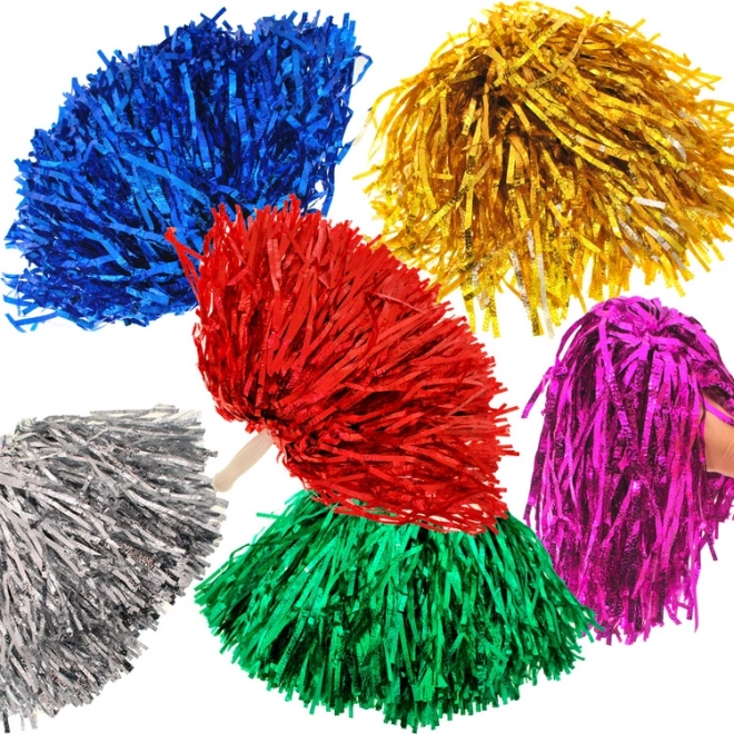 Colorful Cheerleader Pom Poms