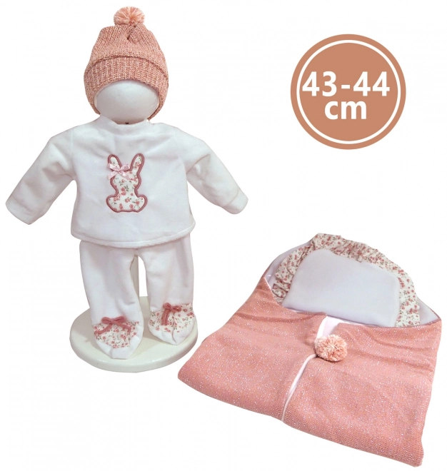 3-Piece Outfit Set for NEW BORN Llorens Baby Doll