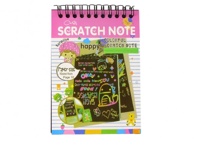 Kids Scratch Notepad Pink