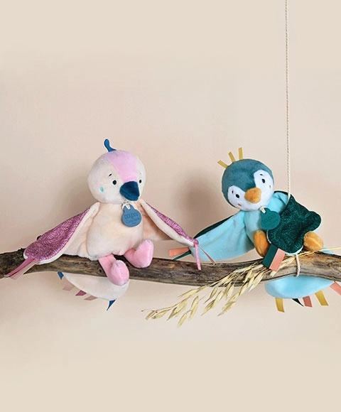 Musical Plush Bird Toy Gift Set