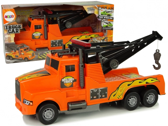 Tow Truck with Friction Drive Orange