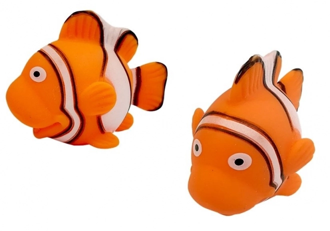 Bath Toy Set with Squirting Fish