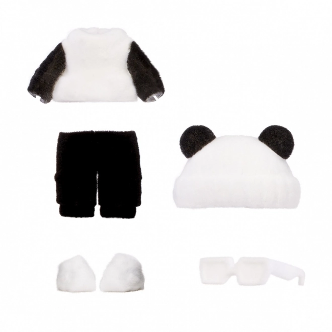 Na! Na! Na! Panda Boy Soft Touch Fuzzy Surprise Doll