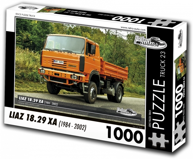 Retro Cars Puzzle Truck ŠKODA Liaz 1994-2002, 1000 Pieces