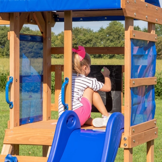 Wooden Playground Aurora House with Slide