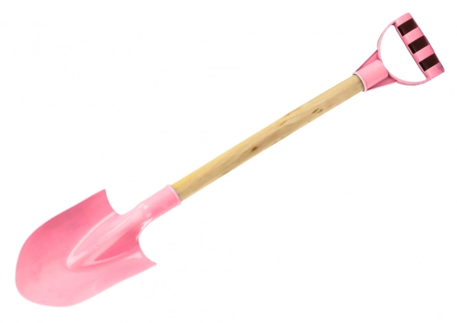 Wooden Handle Sand Shovel Pastel Pink