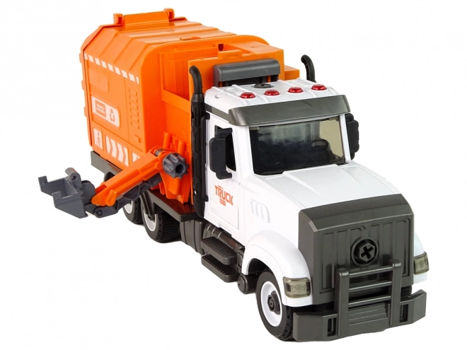 Interactive Orange Garbage Truck Toy