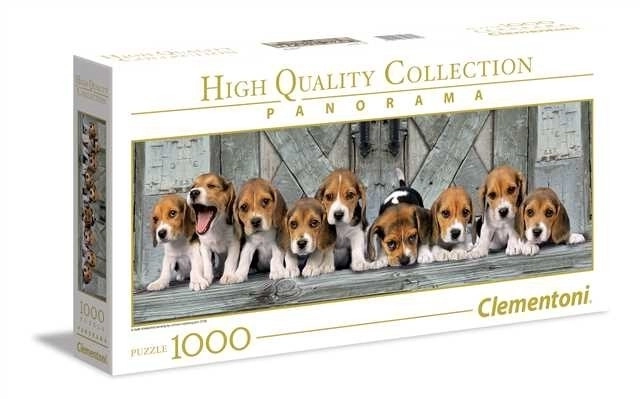 Clementoni Panorama Puzzle 1000 - Beagle Scene