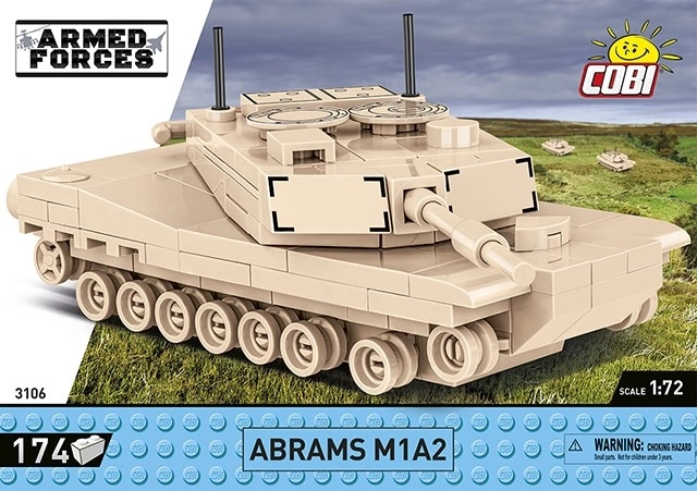 Construction Block Toy Abrams Tank