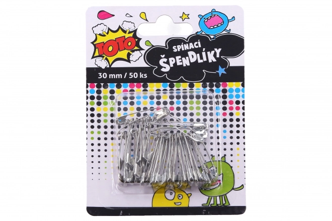 Safety Pins Pack of 50, 30mm