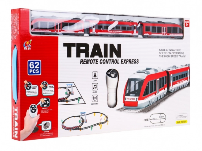 Remote Controlled Train Set for Kids Aged 3+ with Accessories