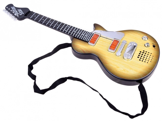 Electric Toy Guitar with Melodies and Lights for Kids