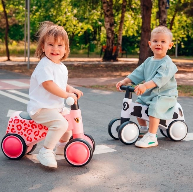 Toddler Balance Bike Pink Rose