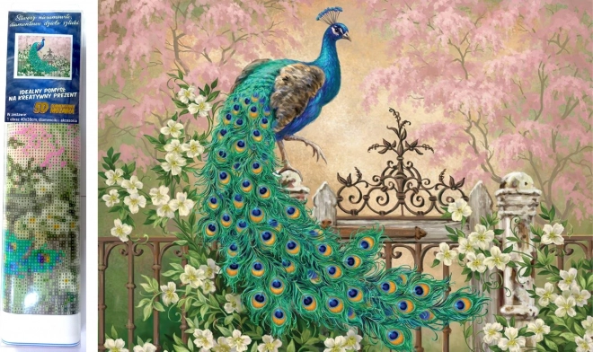 Diamond Painting Peacock in the Garden