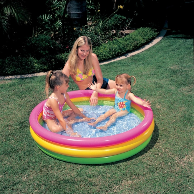 Inflatable Rainbow Pool