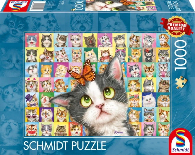 Schmidt Puzzle Cat Expressions 1000 Pieces