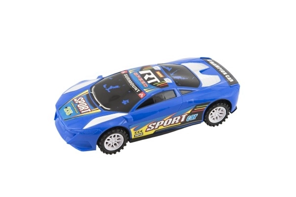 Racing Car Plastic 20cm Friction Powered 2 Colors in Bag