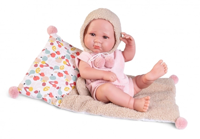 Realistic Baby Doll with Full Vinyl Body - 42 cm