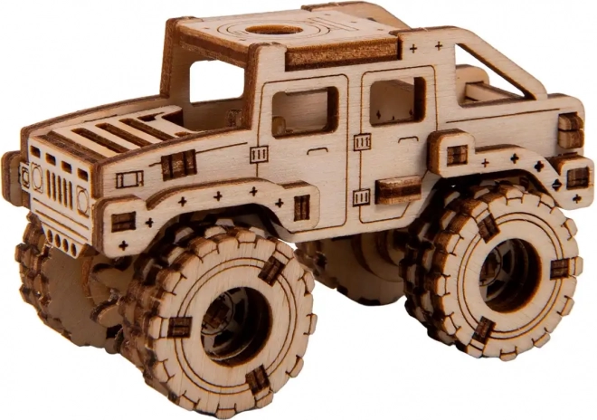 Wooden 3D Monster Truck Puzzle